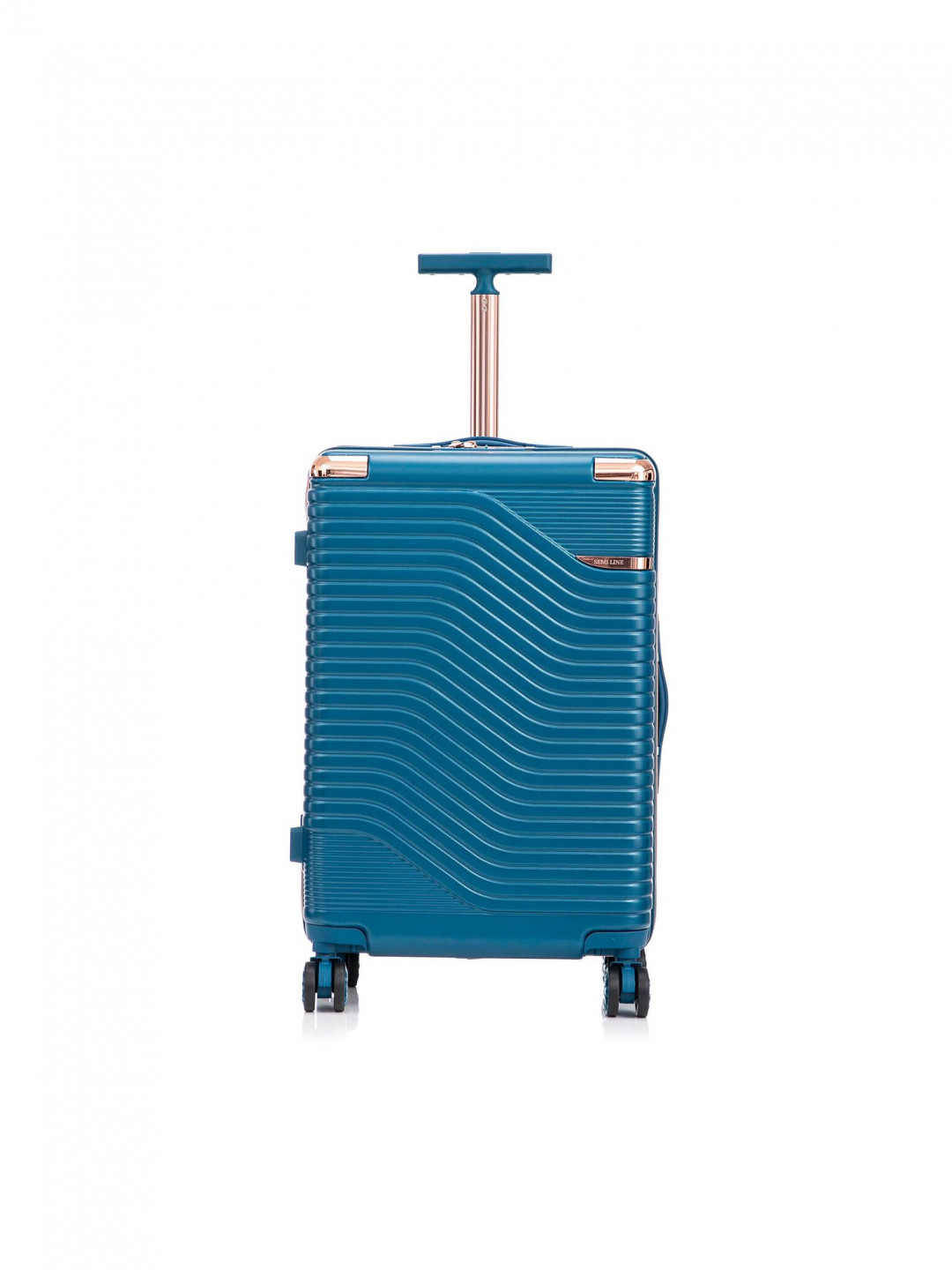 Semi Line Střední kufr T5812-4 Tmavomodrá